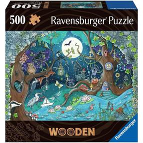 Dėlionė Ravensburger Fantasy Forest 17516, 27 cm x 40 cm, 505 vnt., įvairių spalvų