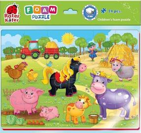 Пазл Roter Kafer Farm RK6020-05, 31 см x 34.5 см, 24 шт., многоцветный