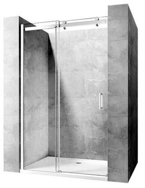 Dušo durys Rea Nixon 2, 140 cm x 190 cm, skaidri sp./chromo sp./grūdintas