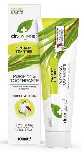 Зубная паста Dr. Organic Tea Tree, 100 мл