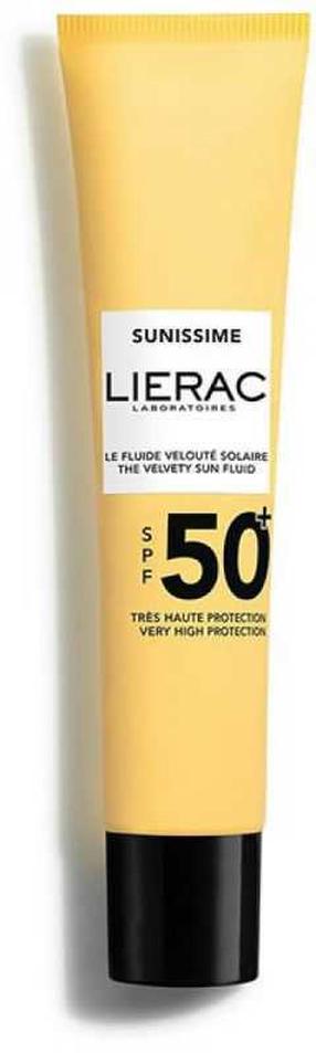Средство для ухода за загаром для лица Lierac Sunissime Velvety Solar Fluid SPF50+, 40 мл
