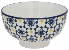 Миска Kitchen&GO, синий цв./белый цв./желтый цв., 11.5 см, 0.290 л