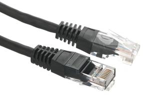 Laidas A-Lan KKU5CZA0.5 RJ-45 8P8C, RJ-45 8P8C, 0.5 m, juoda sp.