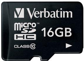 Карта памяти Verbatim, 16 GB