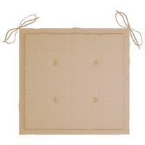 Kėdžių pagalvėlė VLX Garden Chair Cushions 47596, smėlio sp., 40 cm x 40 cm, 4 vnt.