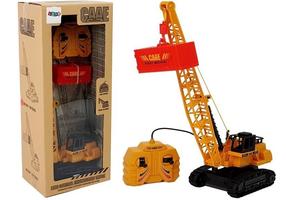 Rc kranas Lean Toys CAAE Engineering, 1:50, geltona sp.