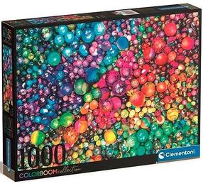 Dėlionė Clementoni Colorboom Marbles 39780, 50 cm x 70 cm, 1000 vnt., įvairių spalvų