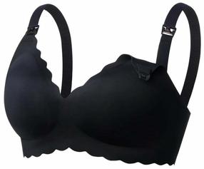 Imetamisrinnahoidja Momcozy Seamless Support Floral YN46, must v., -, S
