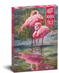 Dėlionė CherryPazzi Bingo Flamingo 1000 el. 30431, 70 cm x 50 cm, 1000 vnt., įvairių spalvų