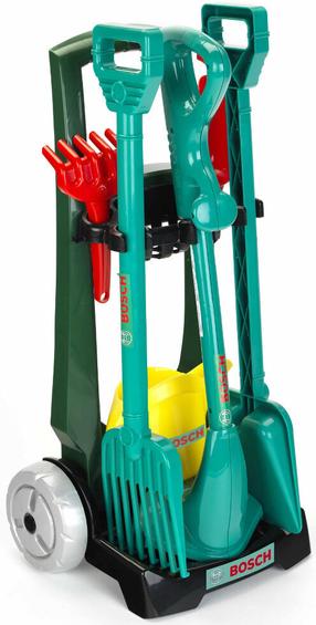 Namų ruošos žaislas Klein Bosch Kids Garden Trolley, raudona