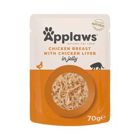 Šlapias kačių maistas Applaws, vištiena/kepenėlės, 0.07 kg