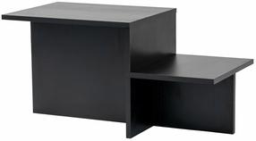 Kohvilaud Nordure Harmony, must v., 40 cm x 80 cm x 40 cm