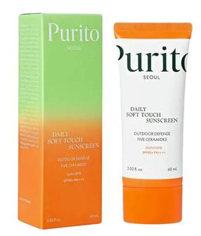 Kremas įdegio priežiūrai veidui Purito Daily Soft Touch SPF50+, 60 ml