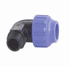 Vandentiekio alkūnė STP Fittings Sia, 3/4 colio - Išorinis sriegis, Ø20 mm, 90 °, 16 Bar