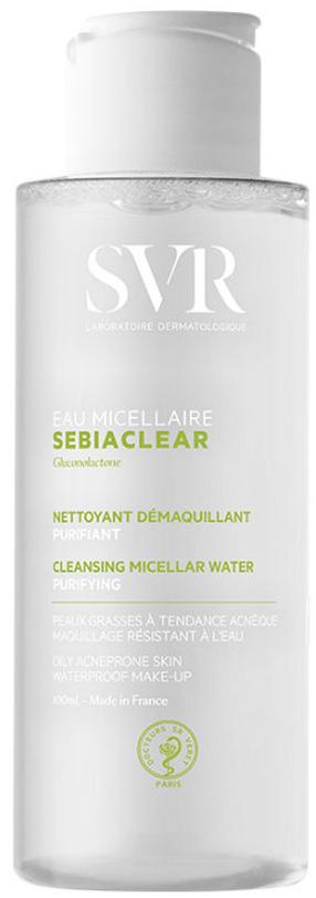 Micelārais ūdens SVR Sebiaclear, 100 ml