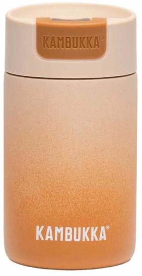 Termopuodelis Kambukka Olympus Cafe Crema, 0.3 l, oranžinė sp./smėlio sp.