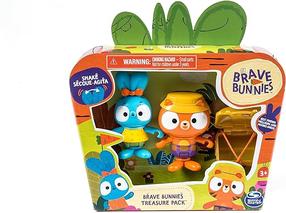 Figūriņu komplekts Spin Master Brave Bunnies Treasure Hunt with Boo Rabbit and Tiger, daudzkrāsaina