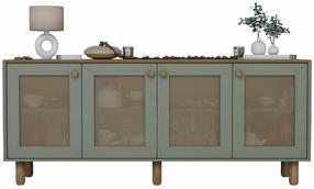 Консольный стол Kalune Design Bohemian 1600-132, зеленый цв., 40 см x 180 см x 75 см