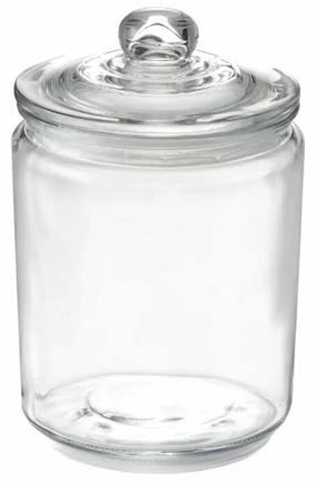 Контейнер для сыпучих продуктов, с крышкой Was, 2 л, прозрачный цв.