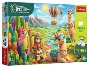 Puzle Trefl Llamas, 41 cm x 27 cm, 160 gab.