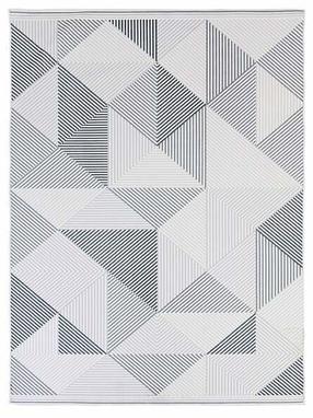 Kilimas vidaus Bohemia, baltas/pilkas, 150 cm x 80 cm