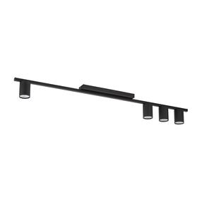 Šviestuvas lubų TK Lighting Logan 4566, GU10, 4 x 10 W, juoda sp. / juoda sp.