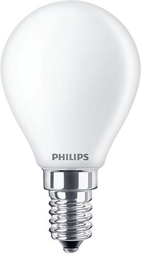 Lemputė Philips LED, P45, 2700 °K, E14, 4.3 W, 470 lm