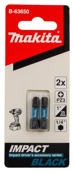 Atsuktuvų antgalių komplektas Makita B-63650, PZ3, 25 mm, 1/4"