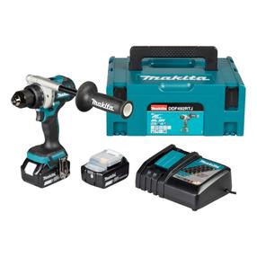 Akumulatora urbis ar bateriju Makita DDF492RTJ, 18 V, 5 Ah