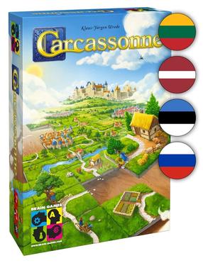Stalo žaidimas Carcassonne Brain Games Carcassonne Baltic