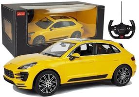  Rc auto Rastar Porsche Macan, 1:14, kollane v.