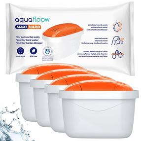 Veefiltrikassett AquaFloow MaxiHard, 4 tk