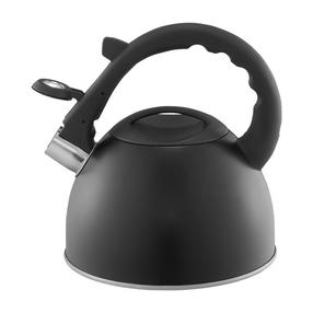 Tējkanna ar svilpi Ambition Spark, 2.5 l, melna krās.