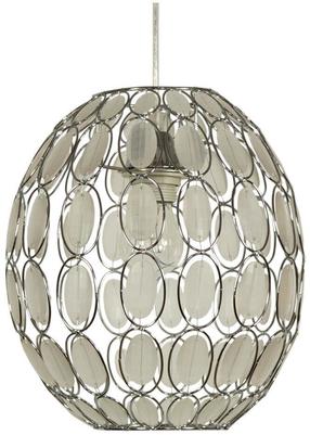 Šviestuvas kabinamas Candellux Selma 31-02853, E27, 1 x 40 W, sidabro sp./smėlio sp. / sidabro sp., 25 x 26 cm