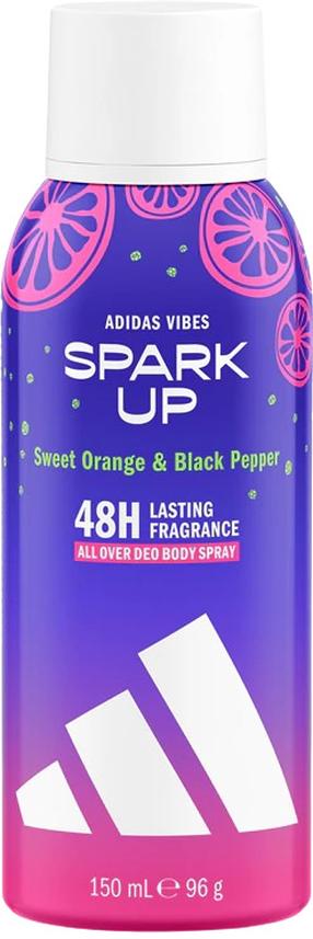 Deodorant naistele Adidas Vibes Spark Up, 150 ml