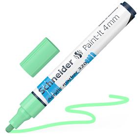 Akrüül marker Schneider Paint-It 320, 4 mm, heleroheline v.