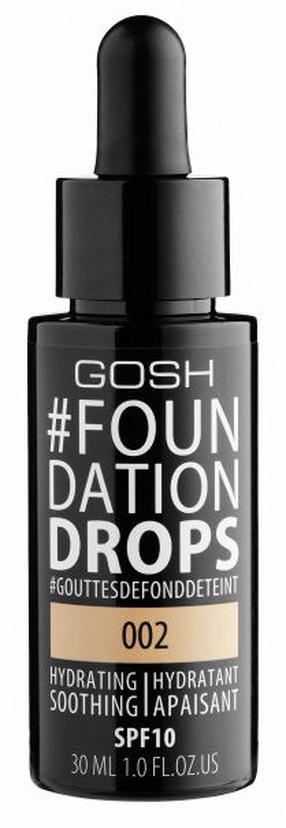 Skystas makiažo pagrindas Gosh Drops, 02 ivory, 30 ml