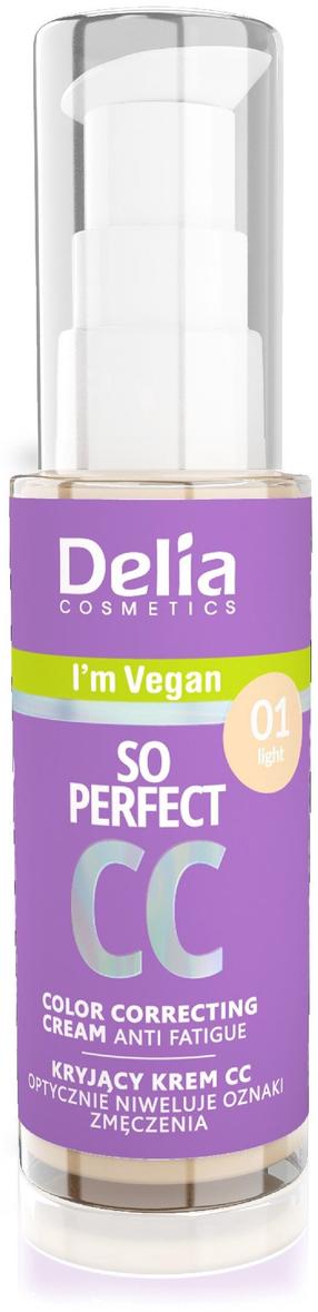 CC kreem Delia Cosmetics So Perfect, SPF 30, 01 light, 30 ml