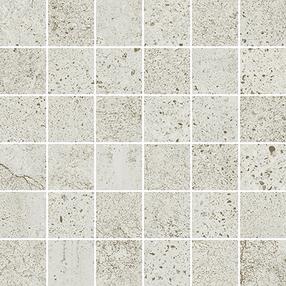 Mosaiik, kivimassi Cersanit Newstone WHITE OD663-090, 29.8 cm x 29.8 cm, hall v.