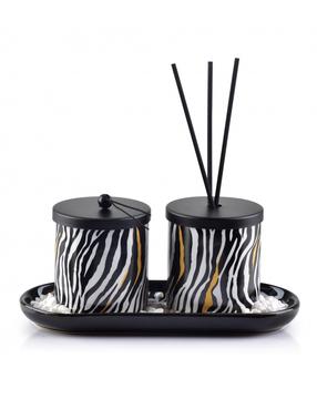 Komplekt Mondex Candle & Diffuser, 30 ml Kuldne v./Valge v./Must v.