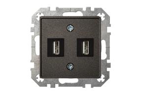 USB įkroviklis Liregus Epsilon, antracito sp.