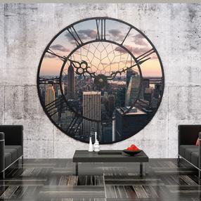 Fototapetas Artgeist Nyc Time Zone XXLFTNT1597SAM, 231 cm x 231 cm