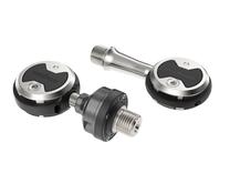 Pedalas, įkraunamas Wahoo Powrlink Zero, plastikas/nerūdijantysis plienas, juoda sp./chromo sp.