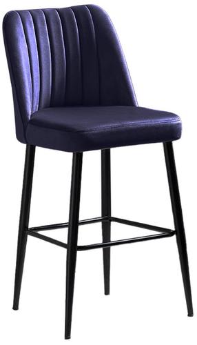 Kėdžių rinkinys Kalune Design Vento 107BCK1151, mėlyna sp./juoda sp., 45 cm x 49 cm x 99 cm, 2 vnt.