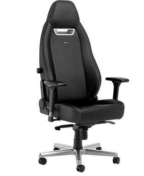 Mänguri tool Noblechairs Legend Silver Edition, 48 x 52 x 127 - 137 cm, must v.