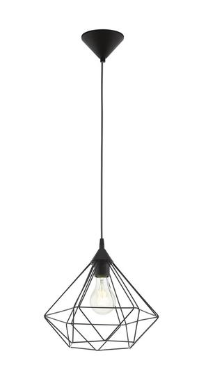 Šviestuvas kabinamas Eglo Tarbes 94188, E27, 1 x 60 W, juoda sp. / juoda sp.