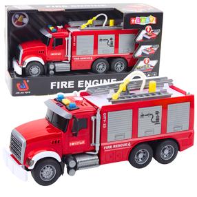  Žaislinė gaisrinė mašina Lean Toys Fire Engine, raudona sp.