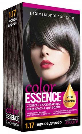 Plaukų dažai Aromat Color Essence, juoda sp., Black Aromat 1.17, 70 ml