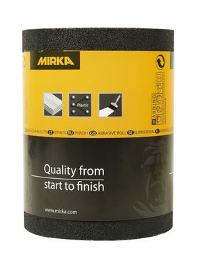 Smilšpapīra rullis Mirka, 80, 500 cm x 11.5 cm