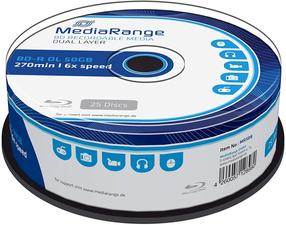 Ierakstāms kompaktdisks MediaRange, 50 GB, 25gab.